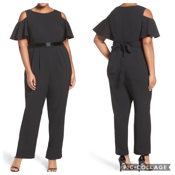 eliza j jumpsuit sequin